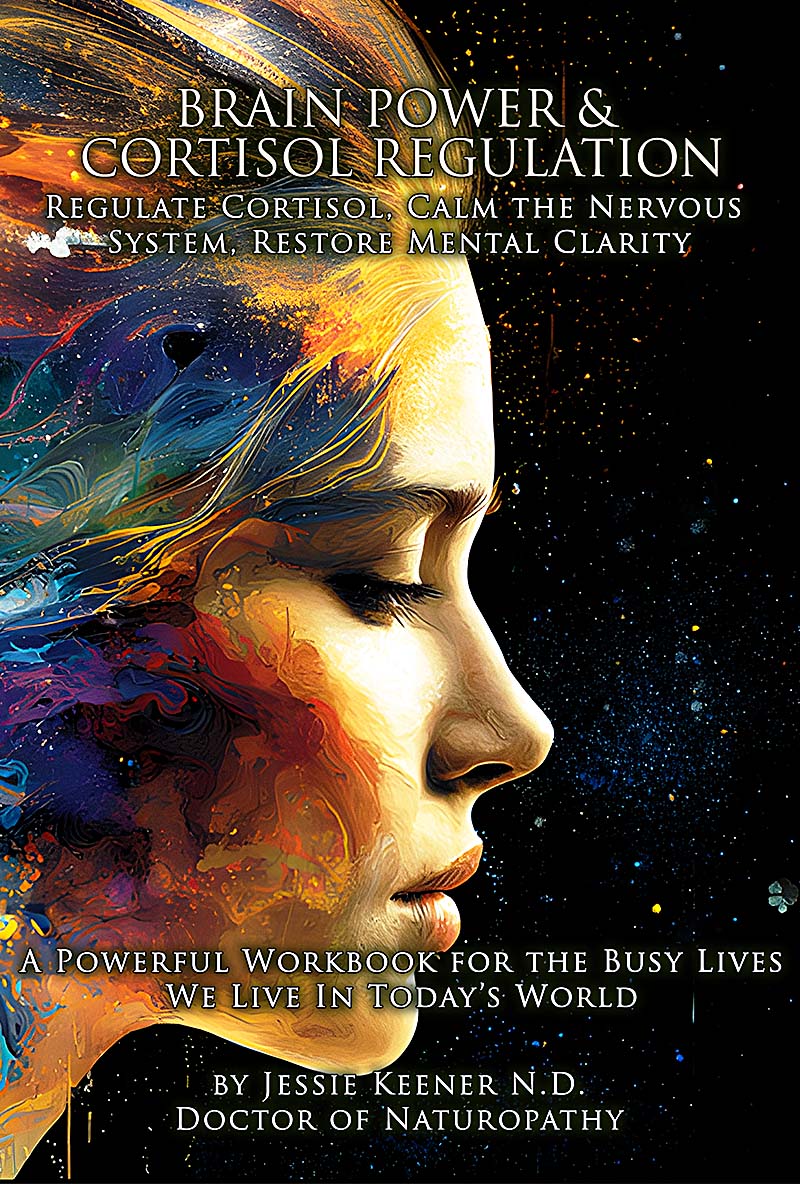 Book cover: Brain Power & Cortisol Regulation Workbook 8.5x11 Format
